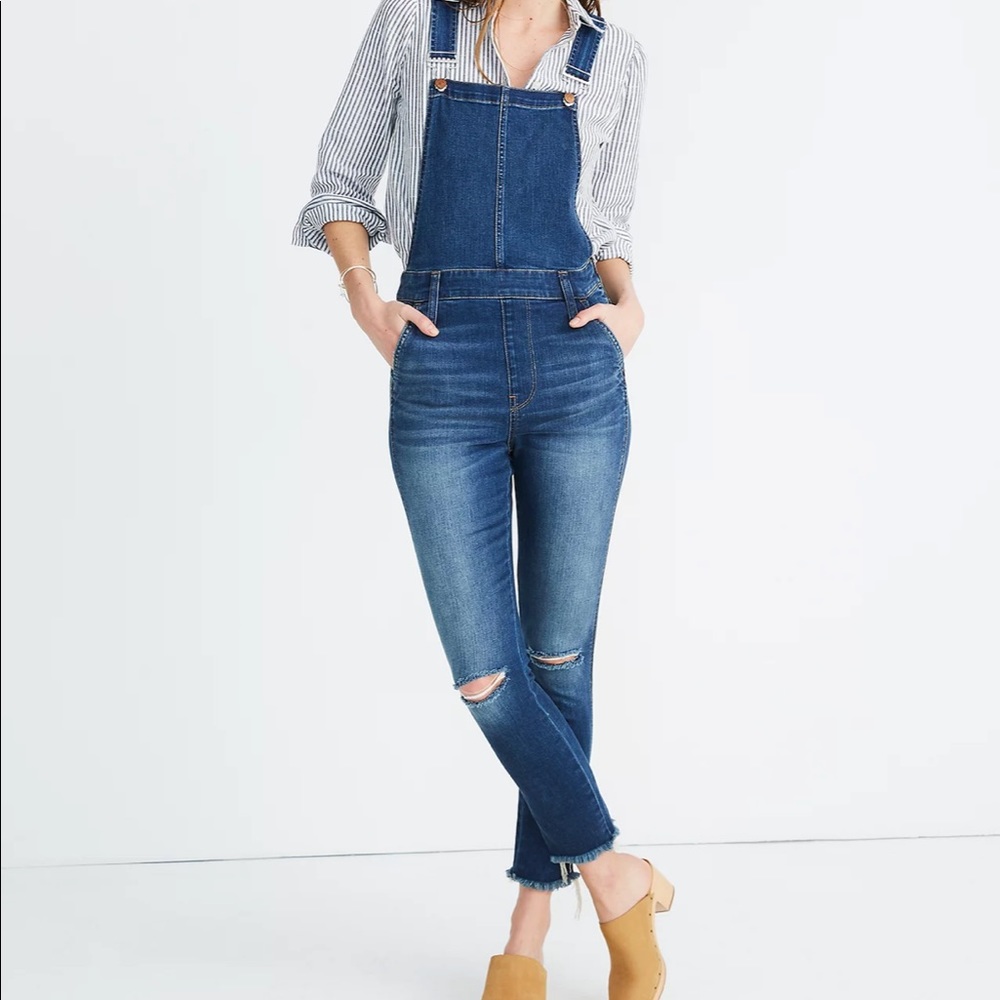 Madewell Roadtripper Overalls in Brodie Wash